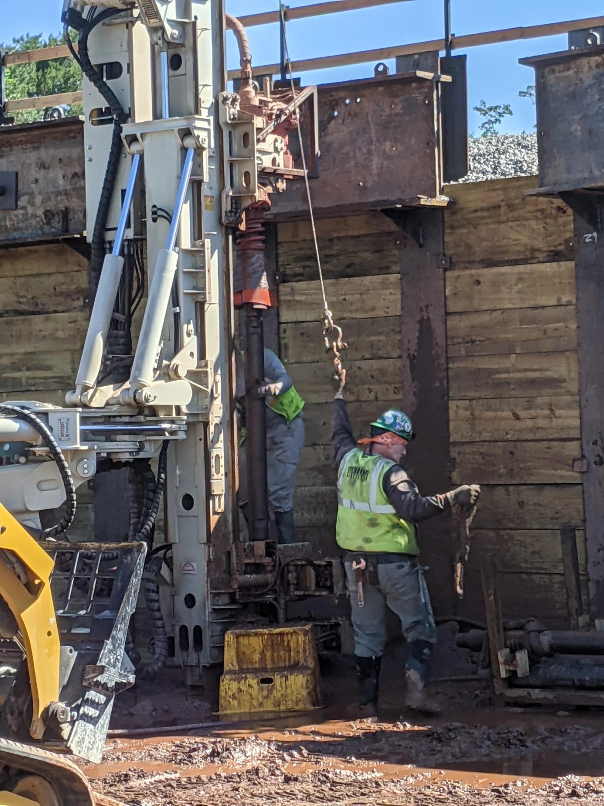 Lyndhurst support of excavation wall installation